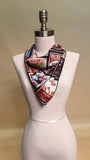 AV3000 WESTERN RODEO PRINT WILD RAG/SCARF 28x28