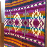 Andean Alpaca Wool Blanket - Amethyst