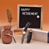 6.5' Handmade damascus folding knife, Pocket Knife