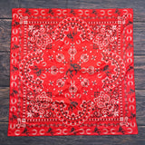 AVS839 WESTERN BANDABA PRINT SILK SCARF 36X36