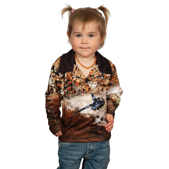 Ariat Kids Fishing Shirt - Helimustering