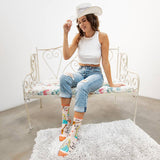 Just Keep 'em | Women's Western Jolene Novelty Crew Socks