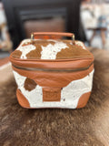 Cowhide Cosmetic Bath / Toiletries Bag