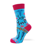 Do No Harm But Take No Shit Women's Crew Socks