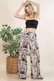 P1261-6274-Nora Western Patch Collage Print Slack Pants
