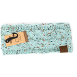 Fuzzy Lined Flecked CC Head Wrap HW33
