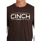 Cinch Men's Brown Logo Graphic Short Sleeve T-Shirt MTT1690646