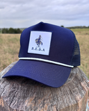 REBA RAE
NAVY REBA TRUCKER CAP