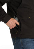 CINCH CANVAS BROWN CONCEAL CARRY - MENS JACKET - MWJ1068004