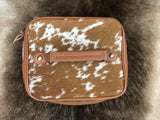 Cowhide Cosmetic Bath / Toiletries Bag