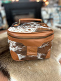 Cowhide Cosmetic Bath / Toiletries Bag
