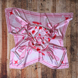 AVS-923 WESTERN BOOTS PRINT SILK WILD RAG 36X36