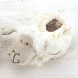 Sheep Soft Plush Baby Slippers House Shoes, 0-6 months
