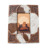 Tumbleweed Trail Photo Frame In Brown & White
