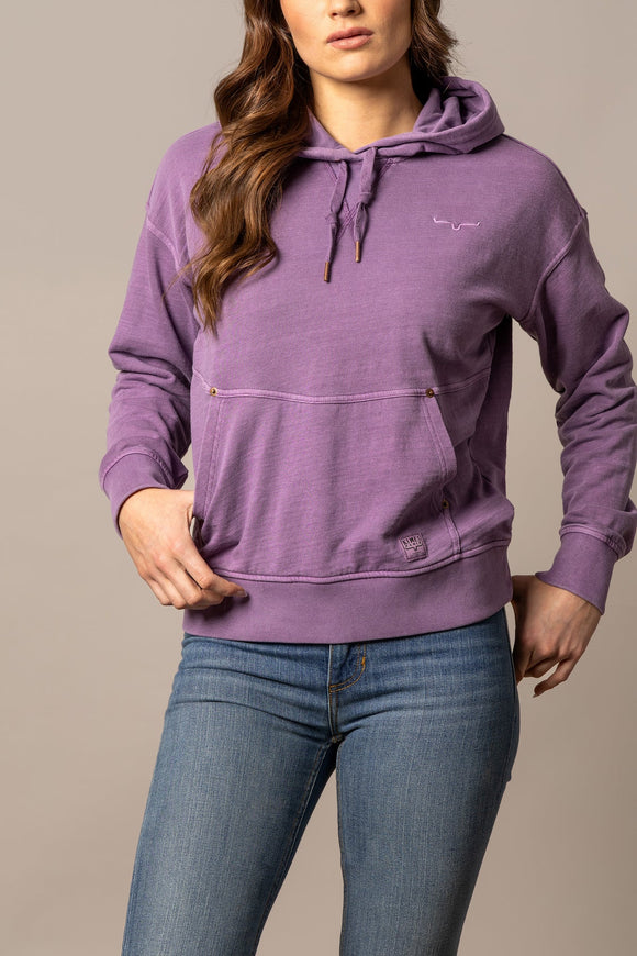 Kimes Ranch TESS WESTERN HOODIE - Lavender (please see shop photo for accurate colour)
