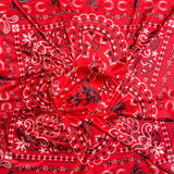 AVS839 WESTERN BANDABA PRINT SILK SCARF 36X36