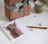 ‘Hamish’ Highland Cow - Greeting Card