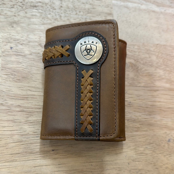 Ariat Tri-Fold Wallet - Accent Overlay