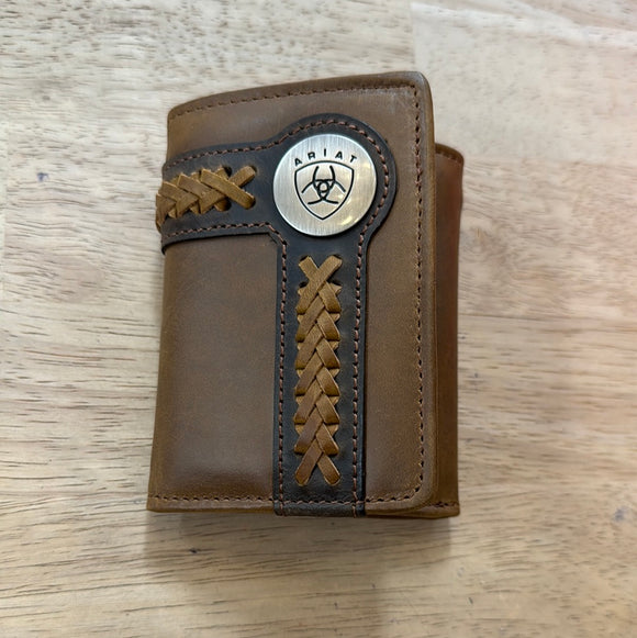 Ariat Tri-Fold Wallet - Accent Overlay
