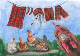The Drying Green Brood (Greeting Card)