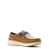 Ariat Ladies Hilo Sendero Shoe - BARN BROWN/WILD WEST COUNTRY FEST PRINT