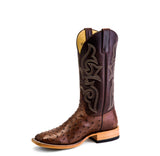 HP Kango Tobacco Full Quill Ostrich Boots