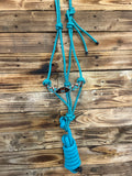 Beaded Rope Halter - Turq BRHT002