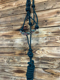 Beaded Rope Halter - Forest Green BRHFG