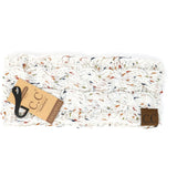 Fuzzy Lined Flecked CC Head Wrap HW33