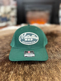 Metallics MVP Trucker Hat - Green Mesh