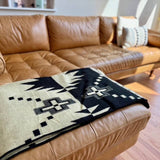 Andean Alpaca Wool Blanket - Moca