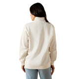Ariat Women's Traveler 1/2 Zip Sweatshirt - Sea Salt 10071161