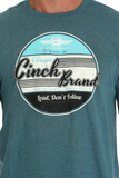 Cinch MEN'S CINCH BRAND TEE - BLUE