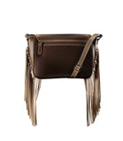 ARIAT WOMEN'S EMBOSSED MARGO HOWDY CROSSBODY PURSE W/ FRINGE
