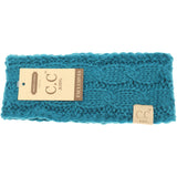 KIDS Solid Cable Knit CC Head Wrap HW20KIDS: Dark Grey