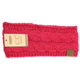 Solid Cable Knit CC Women's Fashion Headband