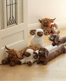 Novelty Highland Cow Draught Excluder