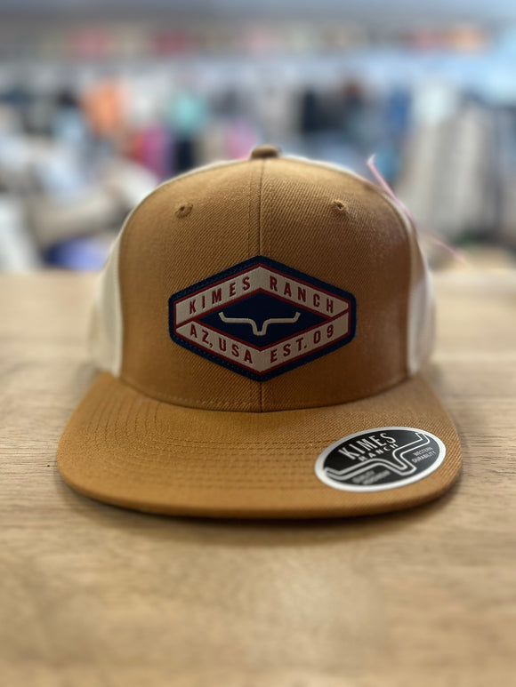Kimes Ranch BOXER Trucker Cap - WW Brown