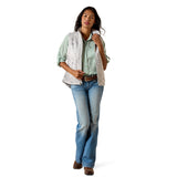 Women's Ariat Logo Softshell Vest - PEPPER SOUTHWEST 10071240