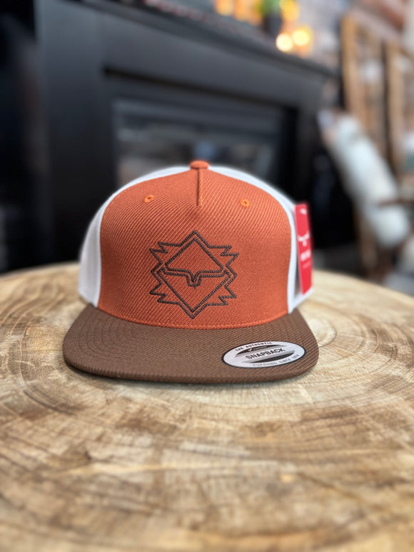 Kimes Ranch NORTH STAR Trucker Cap -  Burnt Orange