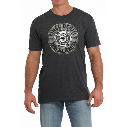 Cinch Men's Short Sleeve Navy T-Shirt MTT1690656