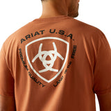 Ariat Mens LOFT Simple Seal T-Shirt - Chutney