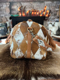 Diamond Pattern Cowhide Overnight Bag - #004