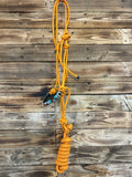 Beaded Rope Halter - Orange BRHO