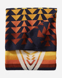 Pendleton KNIT JACQUARD THROW HARDING NAVY