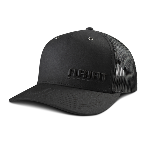 Ariat Richardson 112 Cap - Embroidered Black
