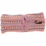 Four Tone Ribbed Knit Women's Fashion Ponytail Headband