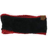 Fuzzy Lined Flecked CC Head Wrap HW33