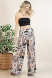 P1261-6274-Nora Western Patch Collage Print Slack Pants