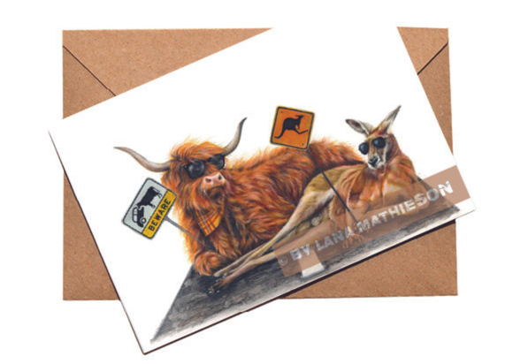 No Worries, No Hurries, Just Outback Sunnies | Card